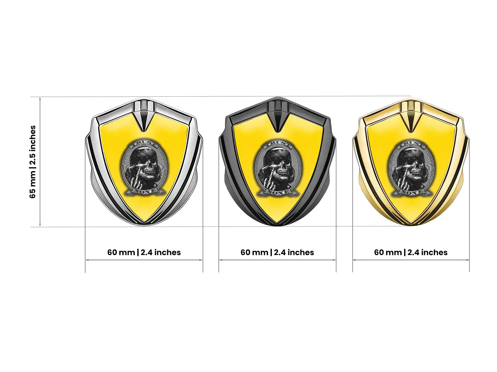 3d Silicone Badge Tuning Style Shiny 3D